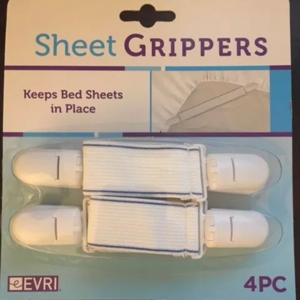 NEW Evriholder Sheet Grippers 4 Piece